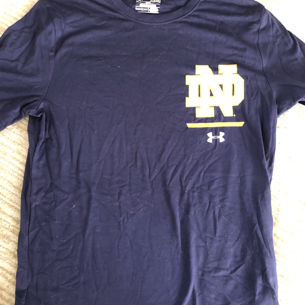 Notre Dame Mens Small Under Armour T-shirt